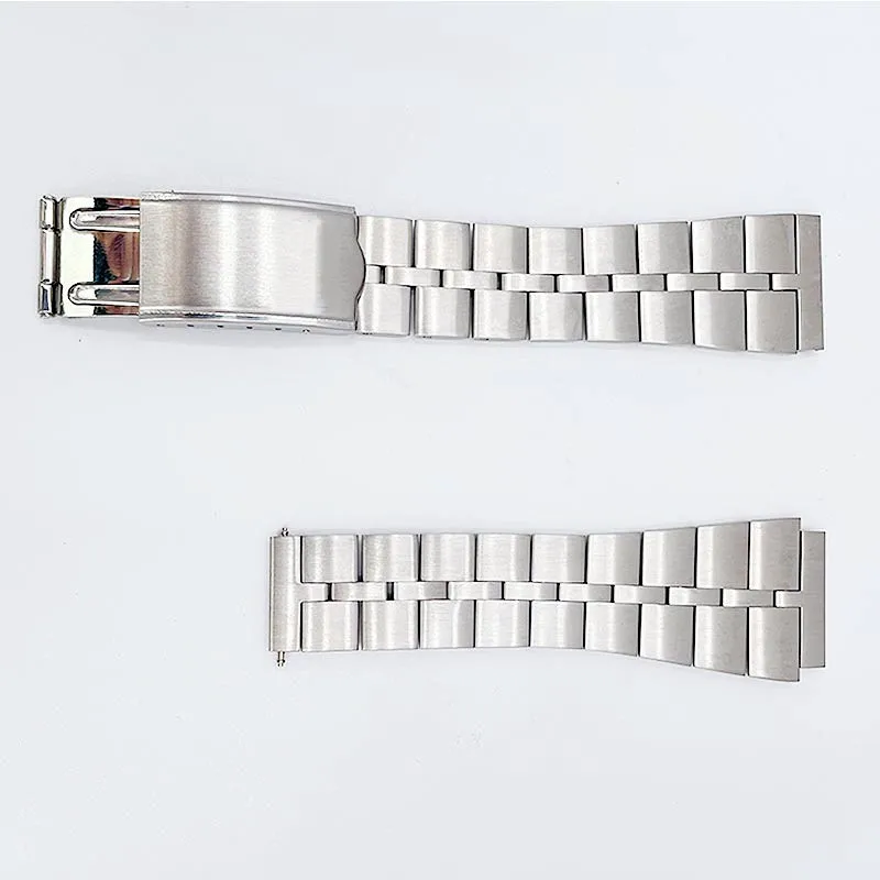 20mm Fishbone Straight End Steel Watch Band Strap Bracelet For Seiko 6138 0040 BVT 04770 Watches