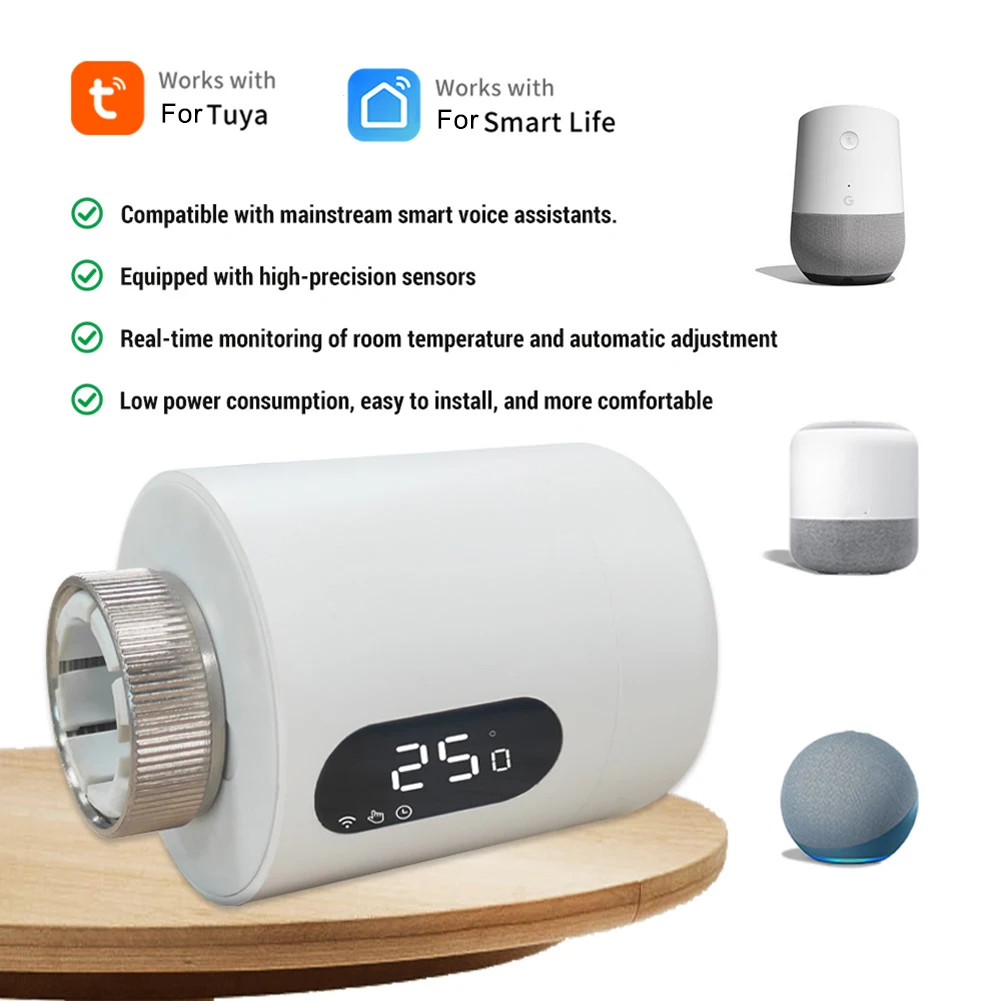 Smart Wireless Heating Thermostat For Home, WiFi Control, Programmable Timer, Frost Protection, Child Lock