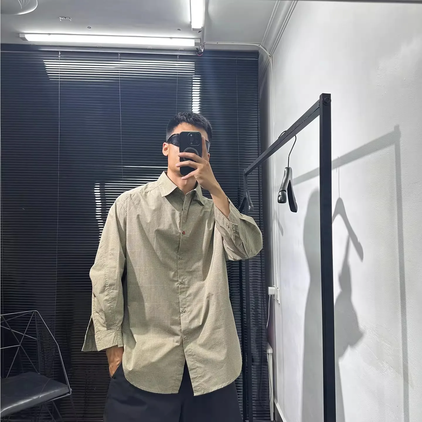 Owen Seak Men Casual Shirts Gothic Style Men's Clothing Spring Male High Street Autumn Black Shirts