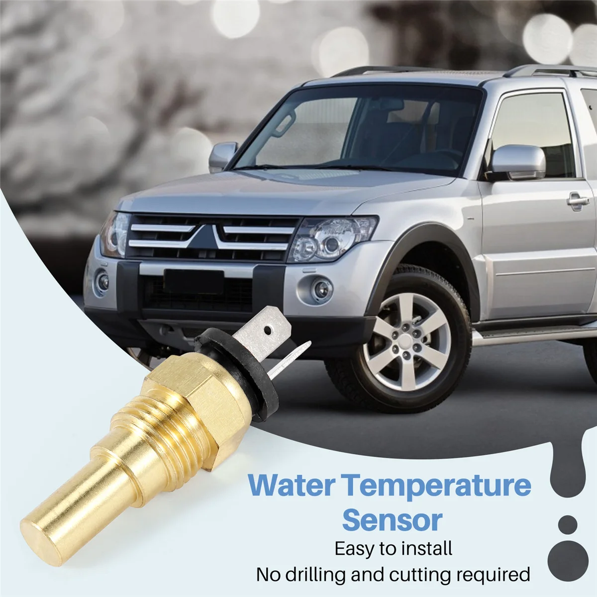 Interruptor do sensor da temperatura da água do motor, Interruptor do Temp do Refrigerante do Radiador, MD005051 para Mitsubishi, COLT RODEO, PAJERO, MD050214