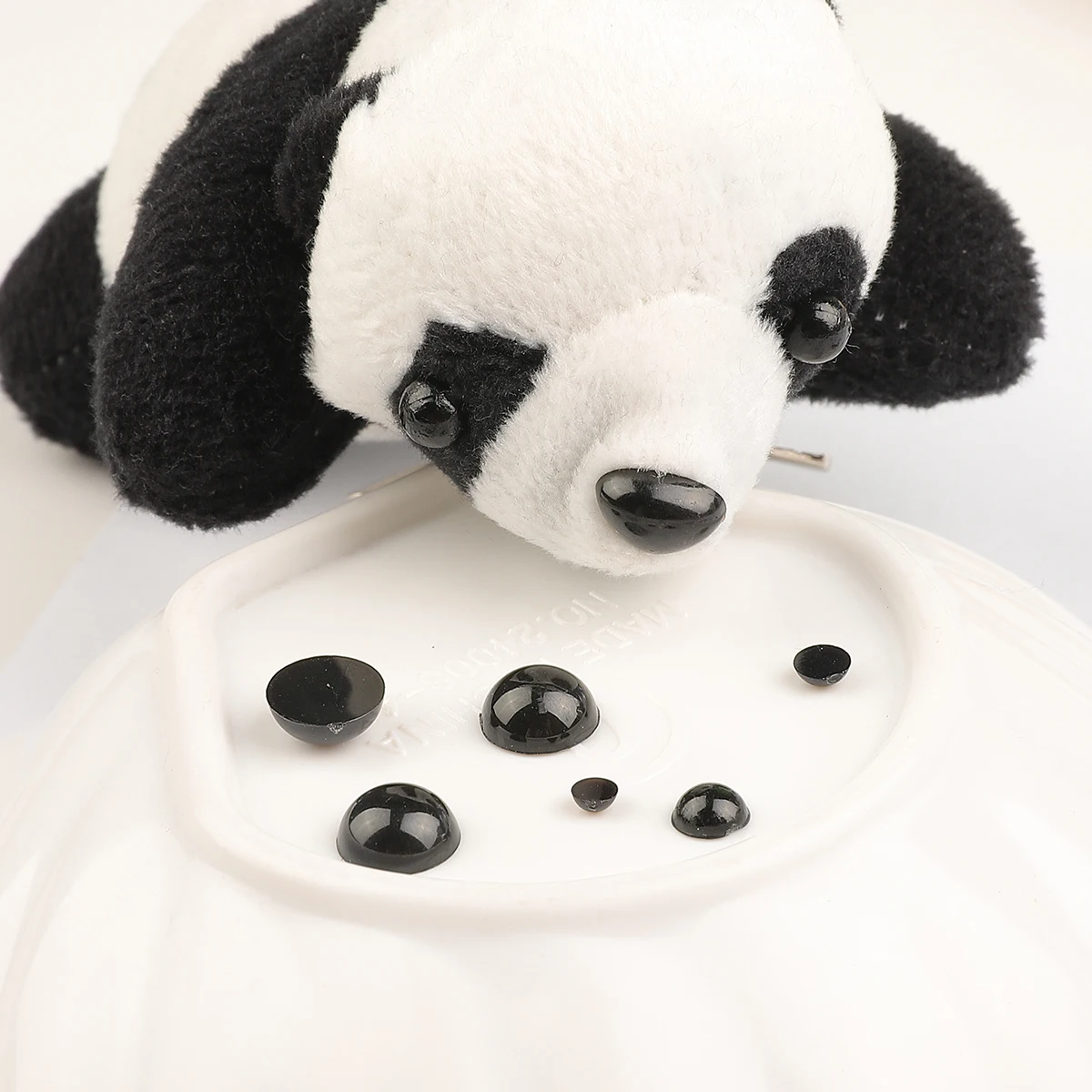 3-12mm Black Plastic Safety Eyes For Bear Toys Doll DIY Decoration Sewing Animal Security Eyes For Amigurumi Craft Supplies