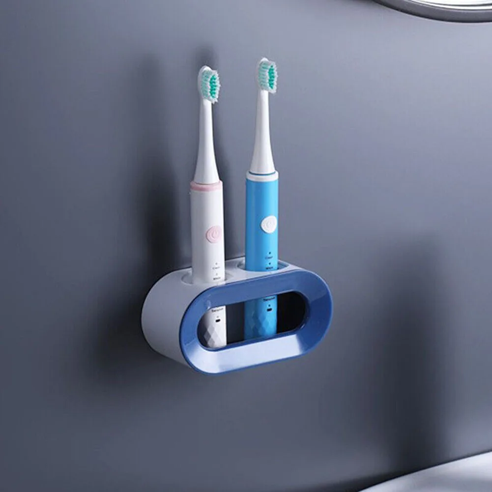 Electric Toothbrush Holder Toothbrush Bathroom Organizer Self-adhesive Toothbrush Stand Rack Holder Wall-Mounted Space Save