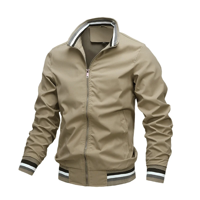 2022 Aviator Stand Collar Jacket Men's Casual Slim Baseball Jacket Latest Spring Fashion High Quality Jacket