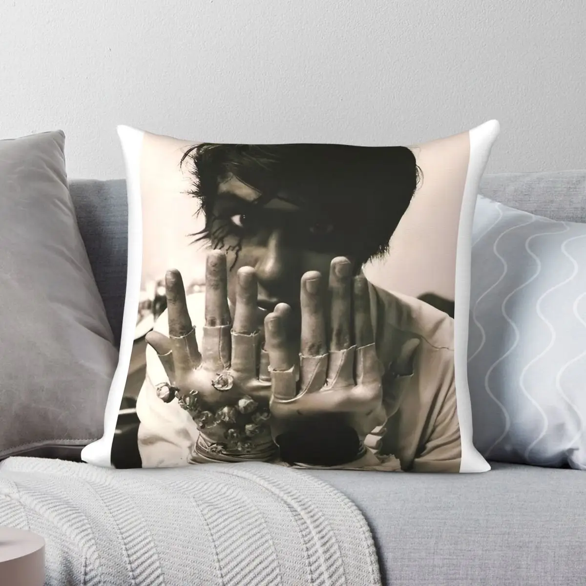 Ryan Ross Panic At Disco Square Pillowcase Polyester Linen Velvet Printed Zip Decorative Home Cushion Cover