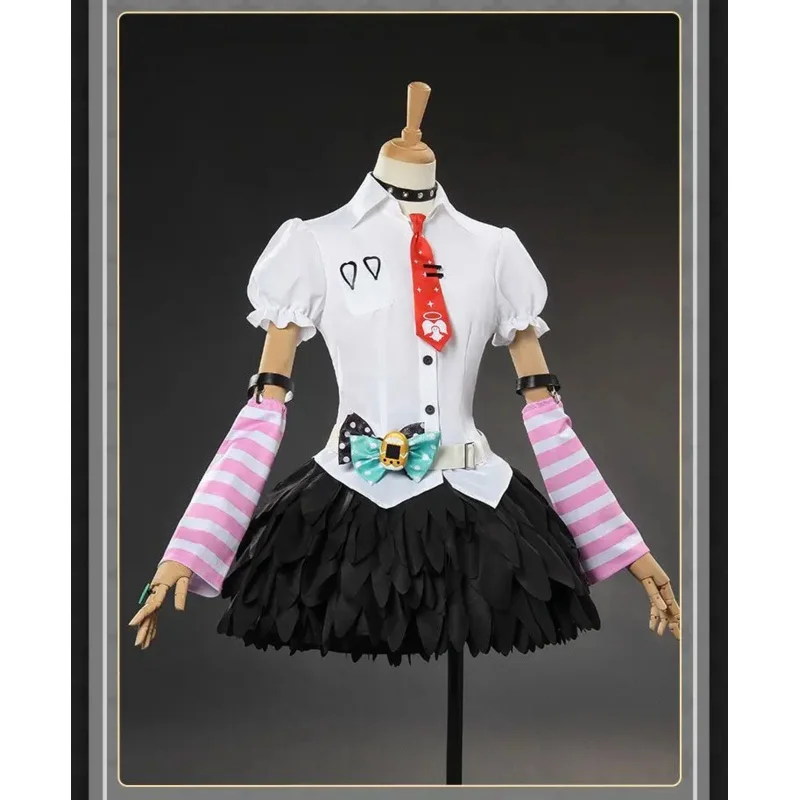 

Zenless Zone Zero Angels of Delusion Chihaya Remi Косплей Костюм Рубашка юбка галстук пояс носки комплект Хэллоуин девушка Лолита униформа