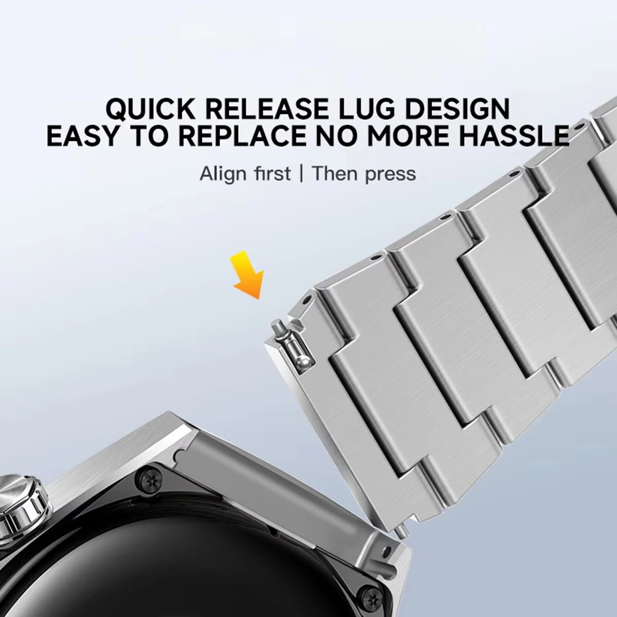 Stainless Strap for Huawei Watch GT6 Pro GT6 GT5 Pro GT4 GT3 GT2 Pro 46mm Bracelet Correa Huawei Watch 5/4/3 Pro 22mm Watch Band