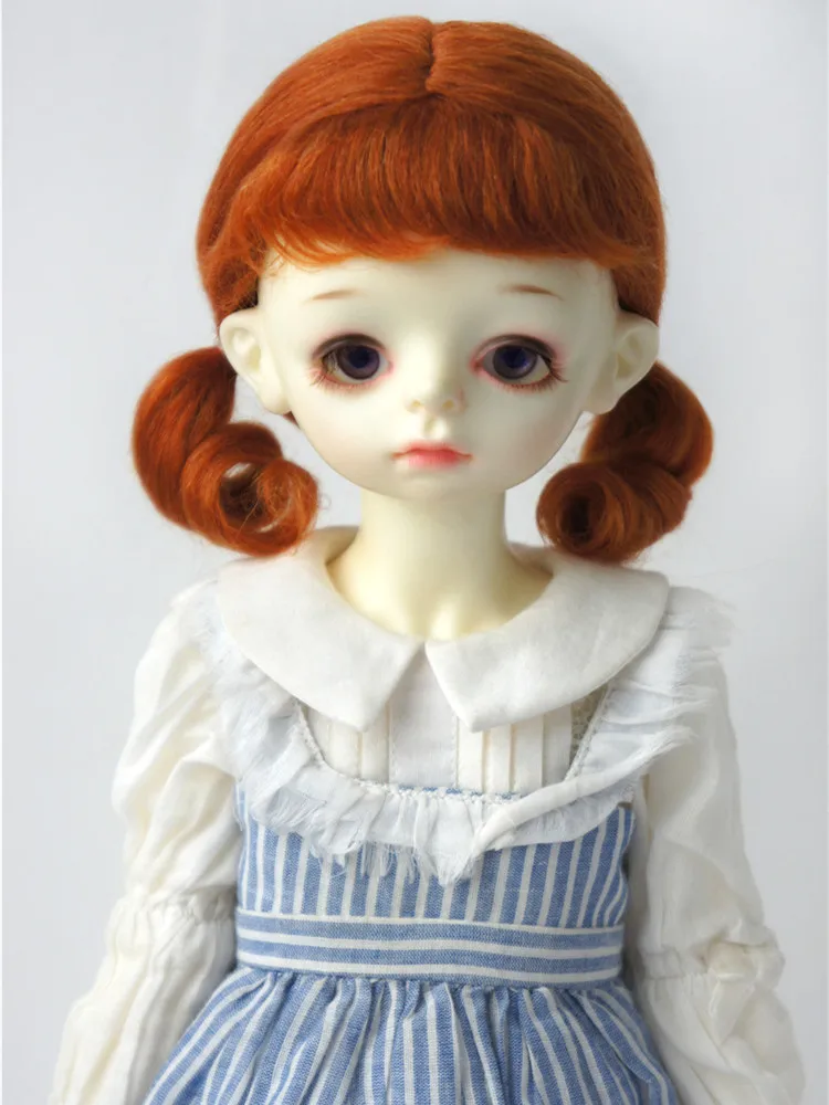 Fjusuns JD426 6-7inch  7-8inch 8-9inch Baby curl twintail Mohair BJD Wigs  1/6 1/4 1/3 YOSD MSD SD DOD Doll Accessories