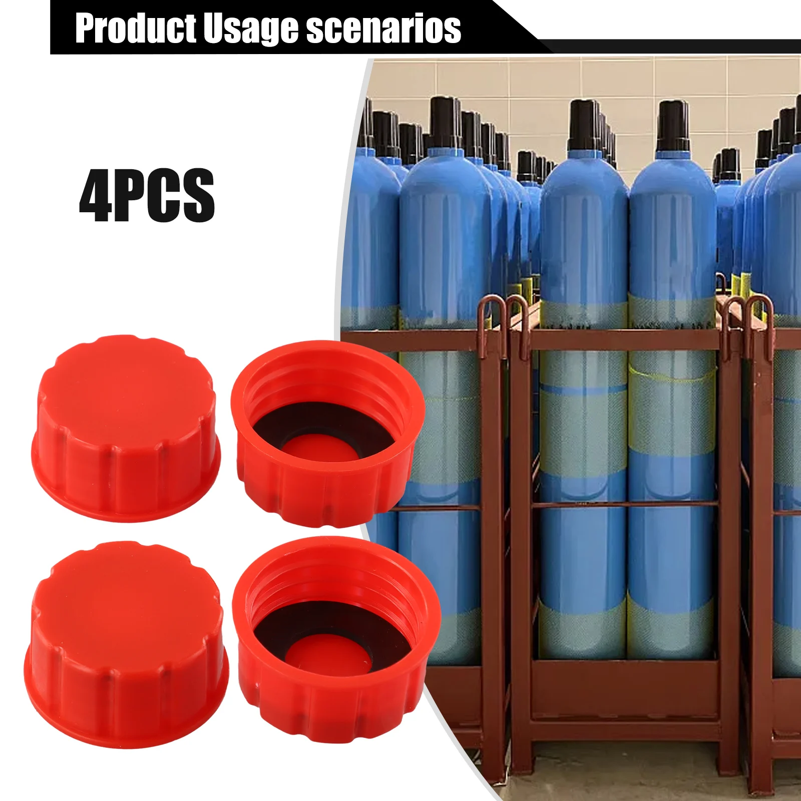 For Opening Gas Tanks Gasket Base Cap Accessory Coarse Thread Gas Practical Solid Base Cap Brand New Convenient