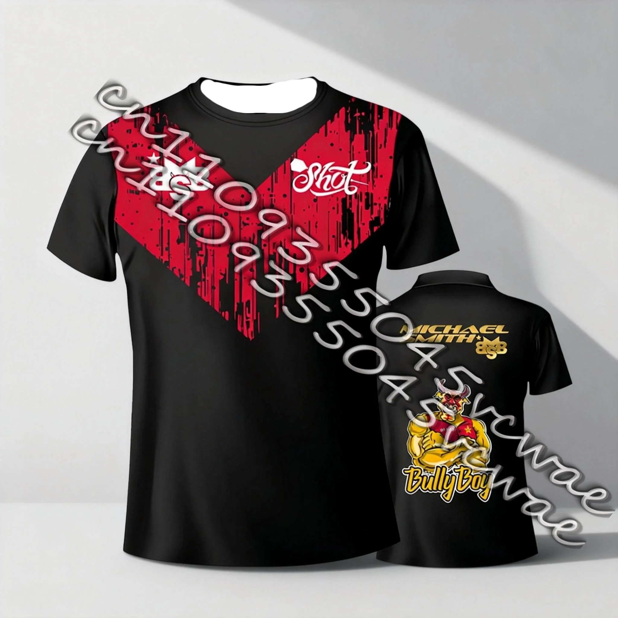 

MOTO 2026 New Hot Selling Dart Competition Team Uniforms Full Series Fans T-shirt Summer Adult and Children's Top