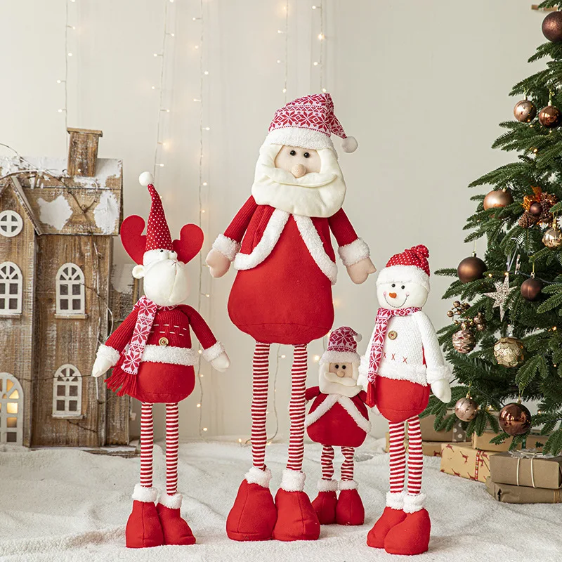 

2023 New Christmas Telescopic Doll Merry Christmas Decorations For Home Christmas Ornament Christmas Navidad Noel Home Gifts