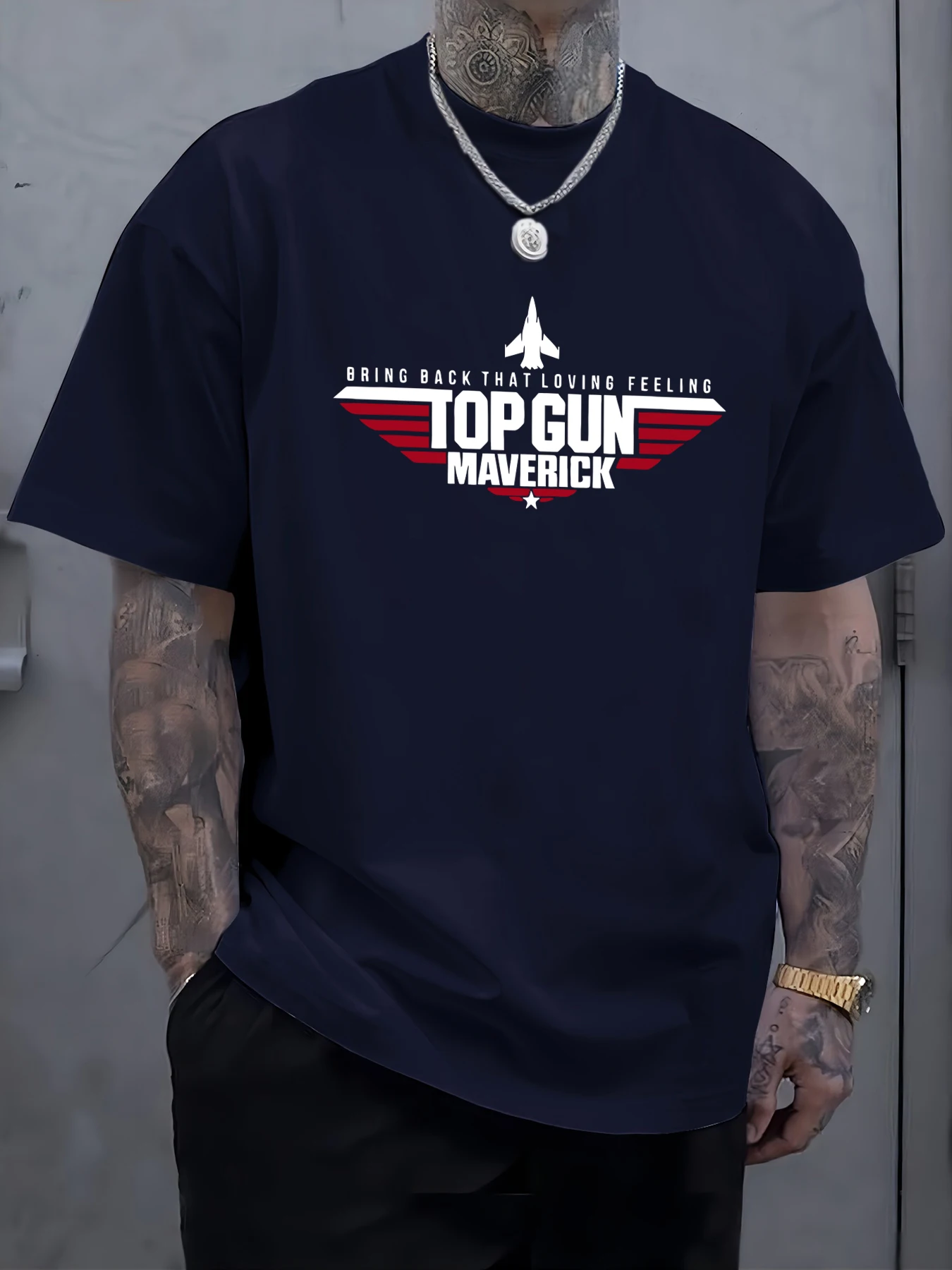 New Top Gun Maverick Printing T Shirts Man Cotton Fashion T-Shirt Unisex Casual Oversize Clothes Soft Summer Trendy Street Tops