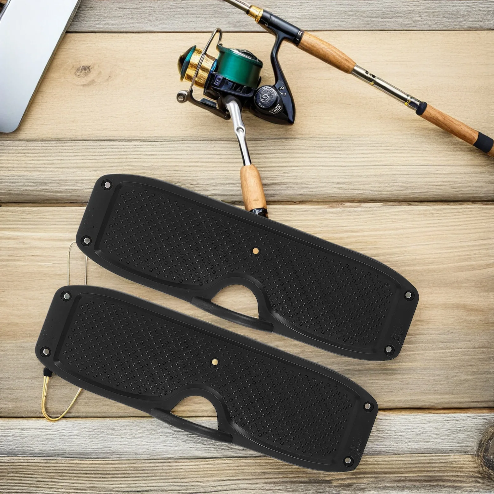 

2Pcs Inflatable Boat Accessories Heavy-Duty Plastic Motor Plate Stable Transom for Kayak Fishing Motor Mount