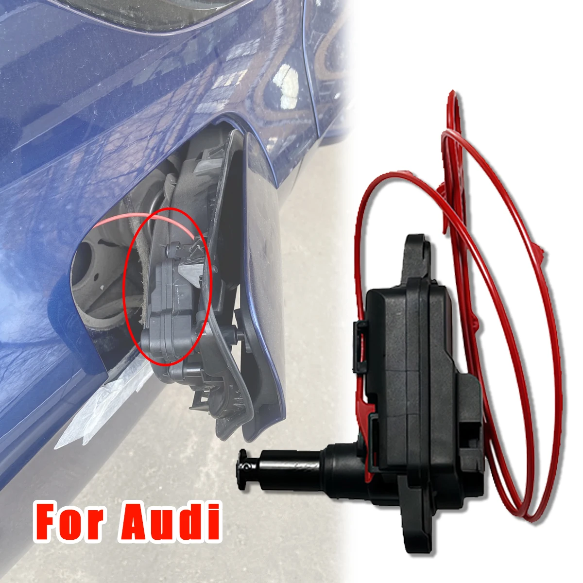 Fuel Filler Gas Cap Door Lock Actuator Enhanced Security Waterproof Sealed Motor Replace 8V0862159A For Audi Q2 Q3 Q5 Q7 Q8 TT