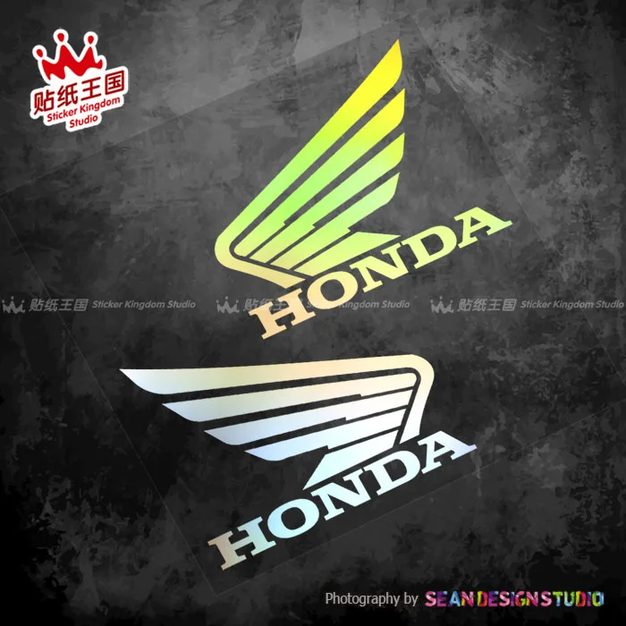 1 pair For Honda CBR1000 CBR600RR CBR650R CB1000R CB1100 CB650F CBR300R VFR1200 motorcycle Waterproof Reflective Stickers 05