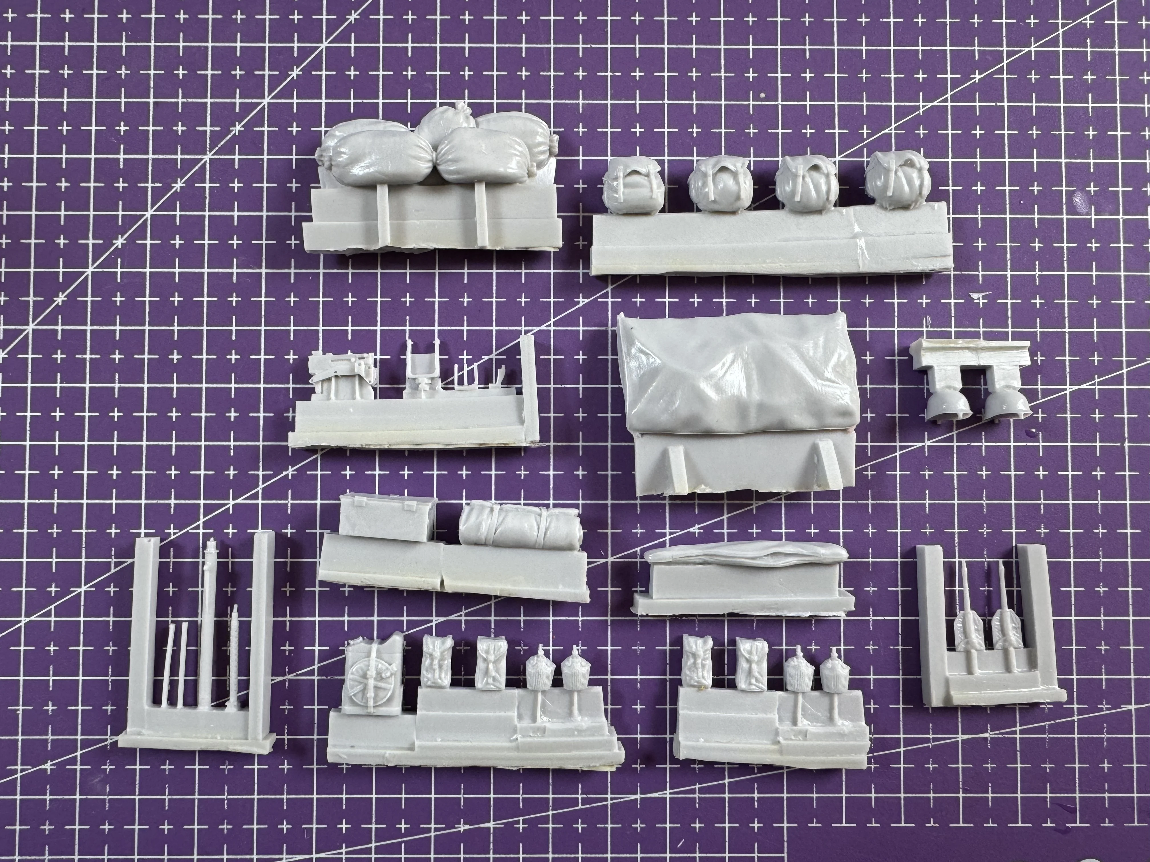 1:35 주조 수지 모델 조립 키트, GK, 갑옷 수정 부품, 도색되지 않음