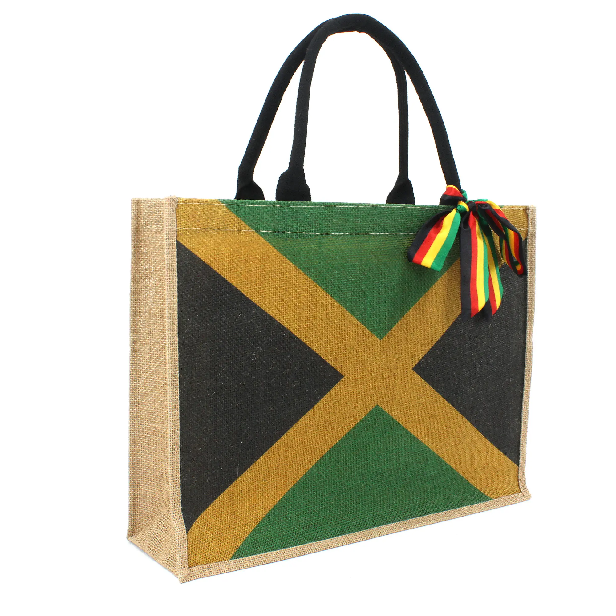 Grand sac de plage tissé pour femme, sac en paille, fourre-tout de plage, sac à main initié au tissage fait à la main, jamaïcain, afrique, Reggea