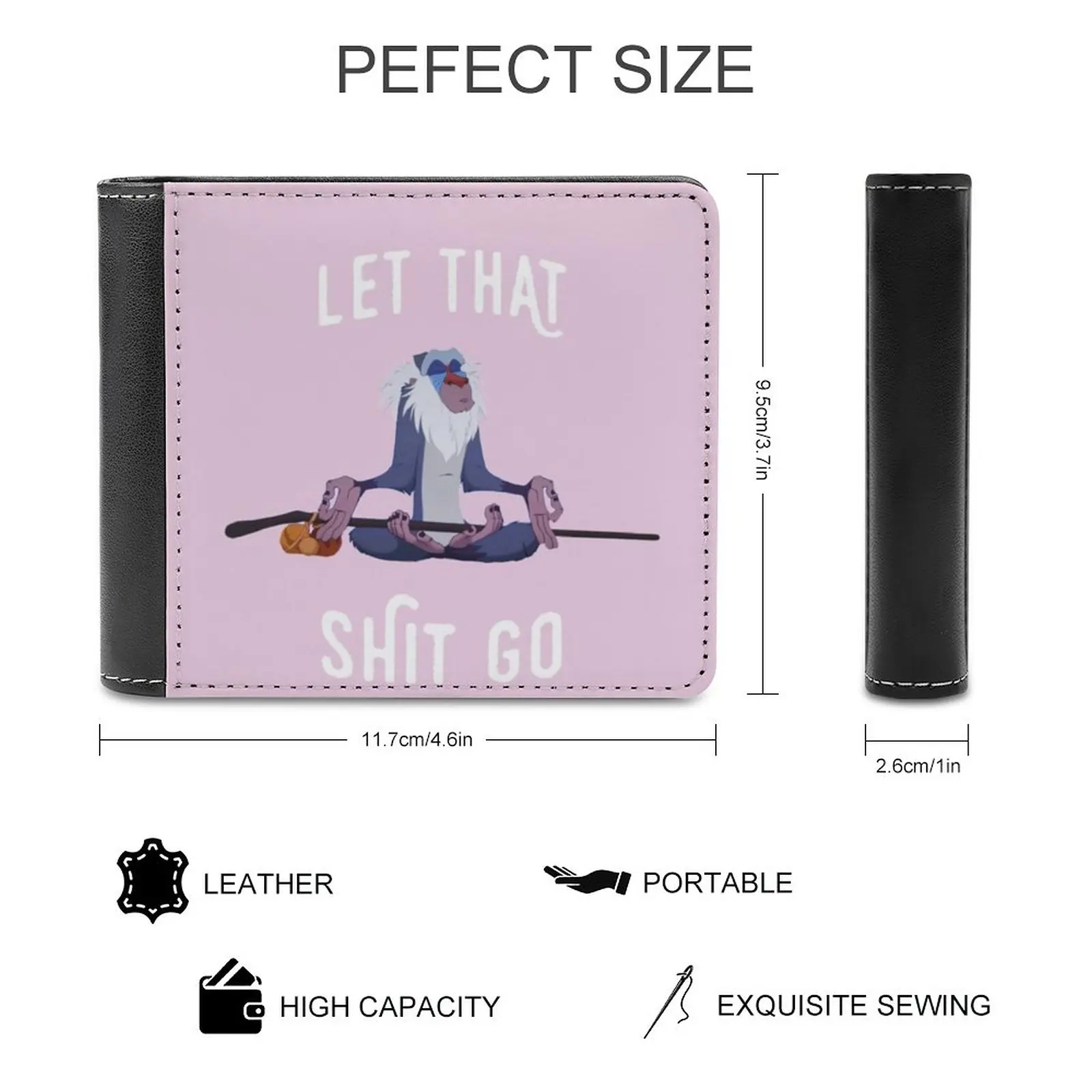 محفظة كورنهولي-Os للرجال للسفر والترفيه محافظ خفيفة الوزن محمولة قصيرة الطراز محفظة رجالية Beavis and Butthead Great Cornholio