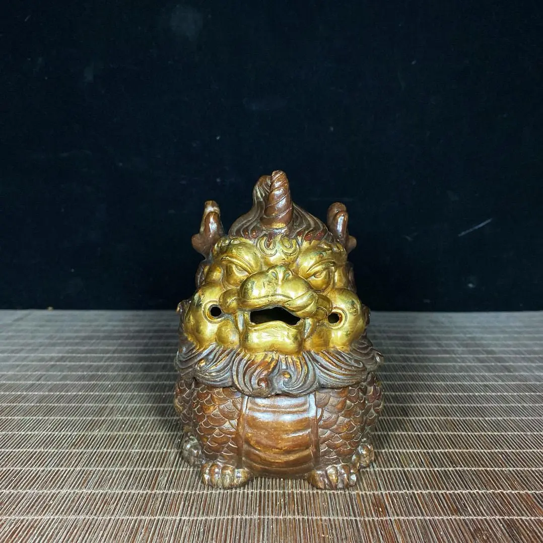 kylin mythical beast Incense Burner Statue for Tea Home Decor Ornaments