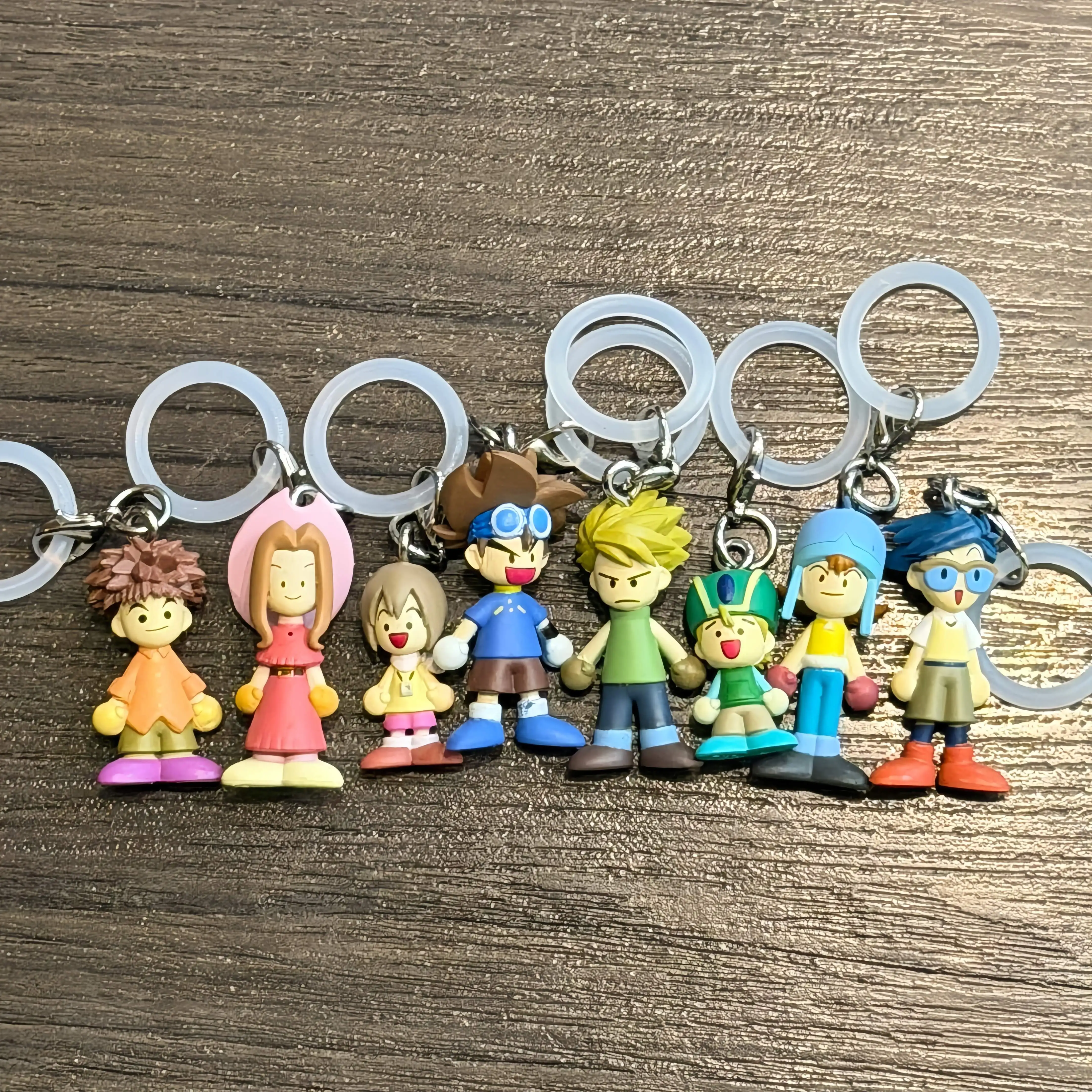 

Bandai Digimon Figure Keychain Gashapon Collectible Anime Character Mini Model Doll Toy Bag Decoration Keychain