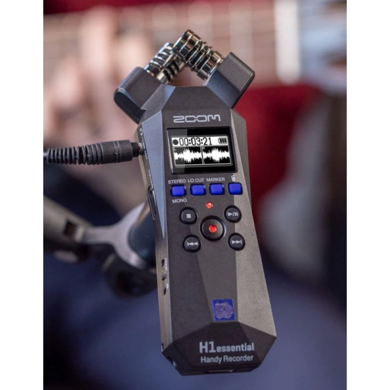 مُسجلات التكبير اليدوية الأساسية h1 ، مُسجلات FloRecording 32-بت ، + + + dB SPL ، و 90 ° XY Mics للمبدعين والموسيقيين والأفلام
