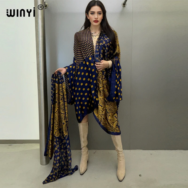 

WINYI summer holiday party Ladies Swimwear Beach Cover Up beach outfits woman Cardigan kimono maxi Dress boho kaftan with belt