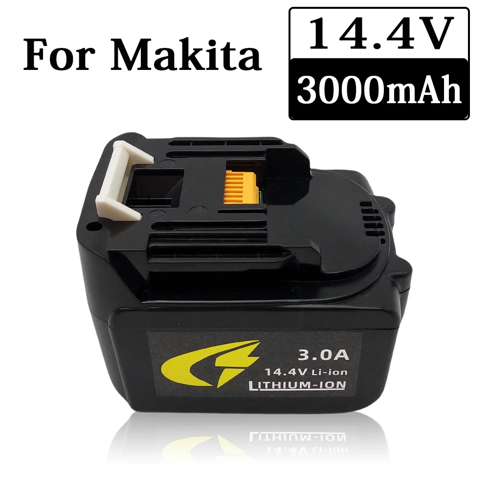 

Rechargeable Li-ION battery 14.4V 3000mAh for Makita BL1430 BL1415 BL1440 196875-4 194558-0 195444-8