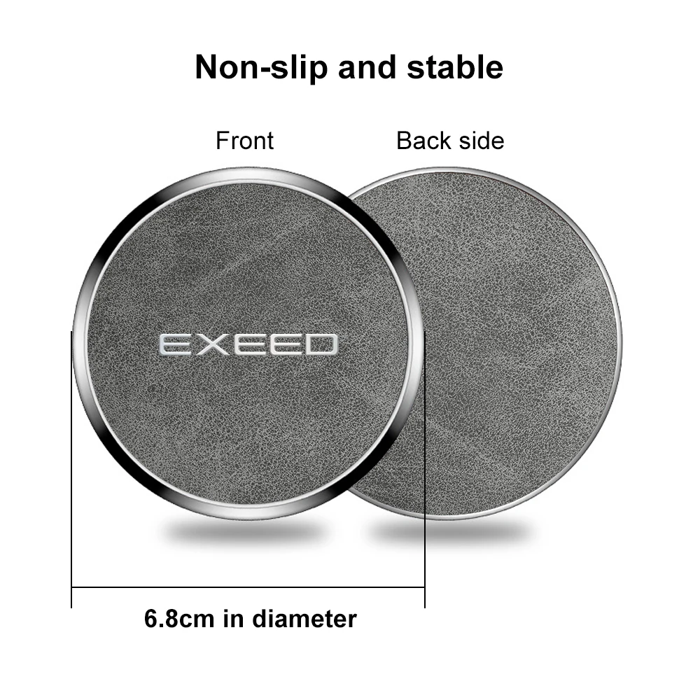 Universal Car Cup Holder Coaster Anti-slip Water-proof Cup Mat For Chery Exeed RX Txl Tx Lx VX Tiggo 4 5X 7 Pro 8  Accessories view 6