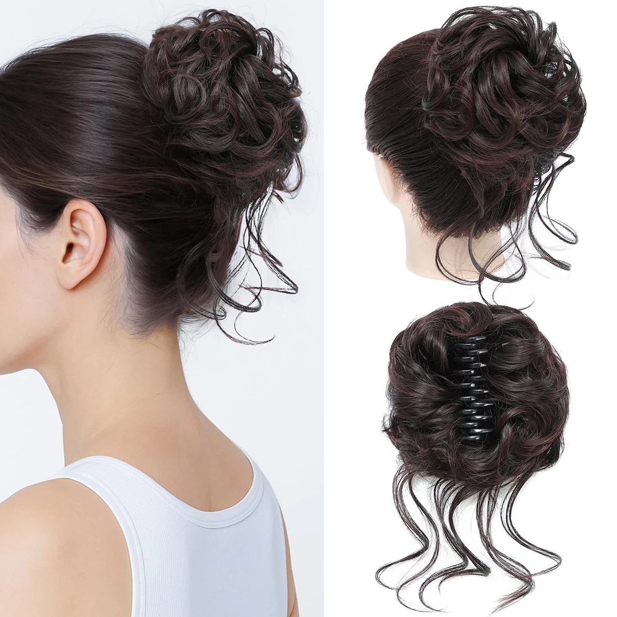 

Грязный пучок, синтетический шиньон, парик, волнистый зажим для волос, наращивание волос, грязные пучки, кусочки волос для женщин, мягкие искусственные пучки