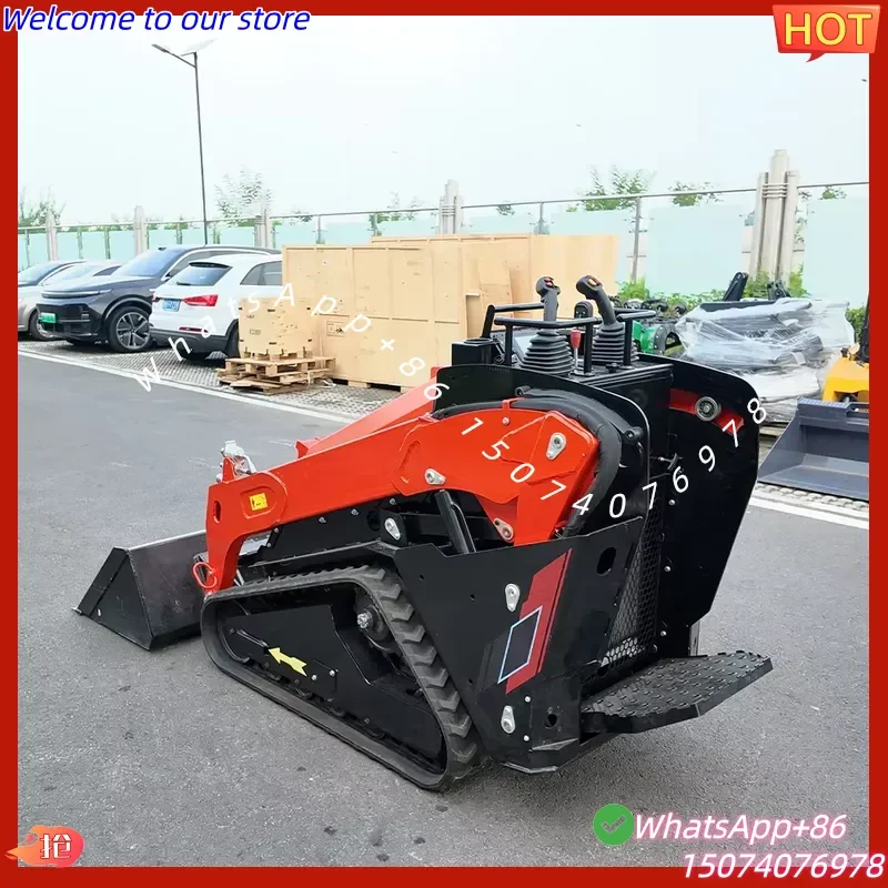 2026 Mini Skid Steer Loader Cheap Wheel Loader Minicargador Farm Ce Epa Engine Compact Skid Steer