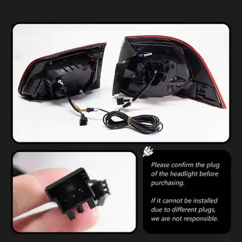 Světla do auta pro VW Touareg LED zadní světla 2011-2017 Touareg zadní světla DRL Dynamické signální světlo pro zpátečku Automobilové příslušenství 10 nejlepší prodej LED zadní světla pro VW Touareg - №1