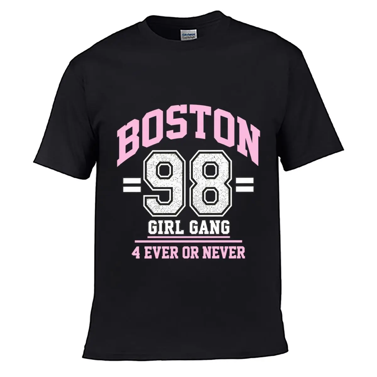 Boston 98 Girl Gang 4 Ever Or Never Street Loose Simple Tee
