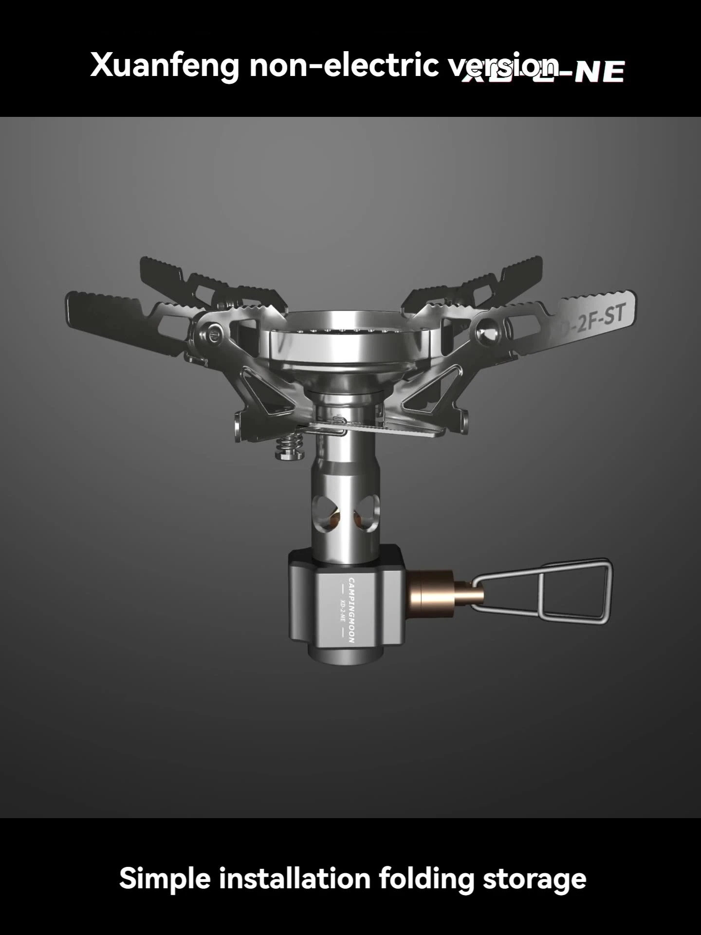 

CAMPINGMOON Outdoor Camping High-power Camping Fierce Fire Stove Camping Equipment Portable Flat Gas High-altitude Gas Stove