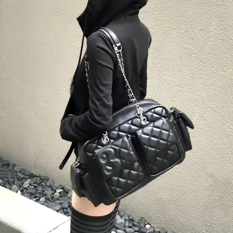 NEW Trendy Design Diaper Bag Crossbody Handbag for Ladies Luxury Brand Solid Color Satchel Best Superstar Show Casual Chic
