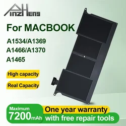 PINZHENG Laptop Battery For Macbook Air 13'' A1466 A1369 A1465 11'' A1370 12'' A1534 A1377 A1405 A1496 A1375 A1495 A1527 A1705