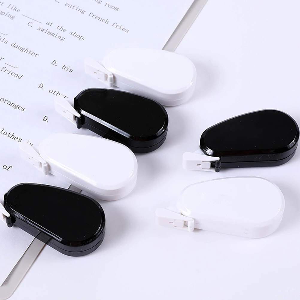 

6pcs Tape Portable White White Correction Tapes out Desk Stationery School Supplies Mini Adhesive Tapes Student