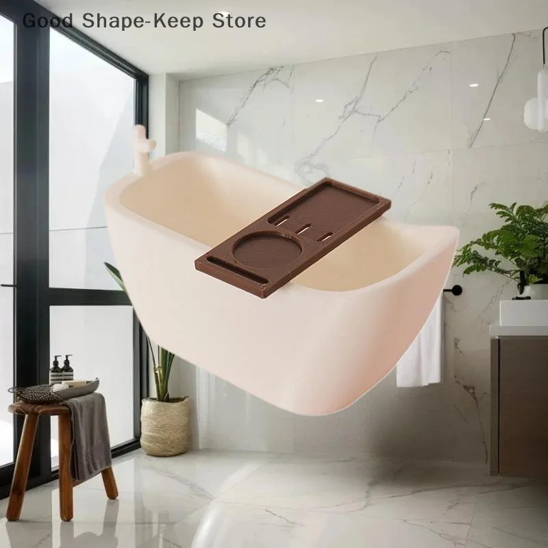 1/12 인형 집 미니어처 시뮬레이션 욕조 트레이 모델 인형 집 욕실 가구 장식 인형 집 놀이 장난감