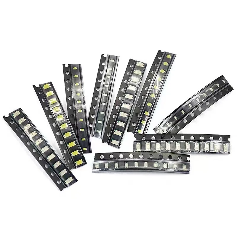 100pcs/LOT 0603/1608 SMD LED Diode Kit Red/Green/Blue/White/Yellow/Orange/Ice blue/Purple/Pink/Light green/Warm white