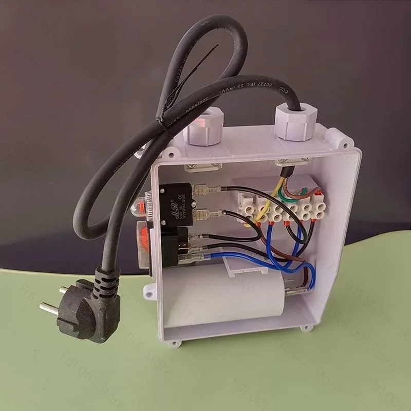 Deep well pump external capacitor box power junction box submersible pump power supply controller