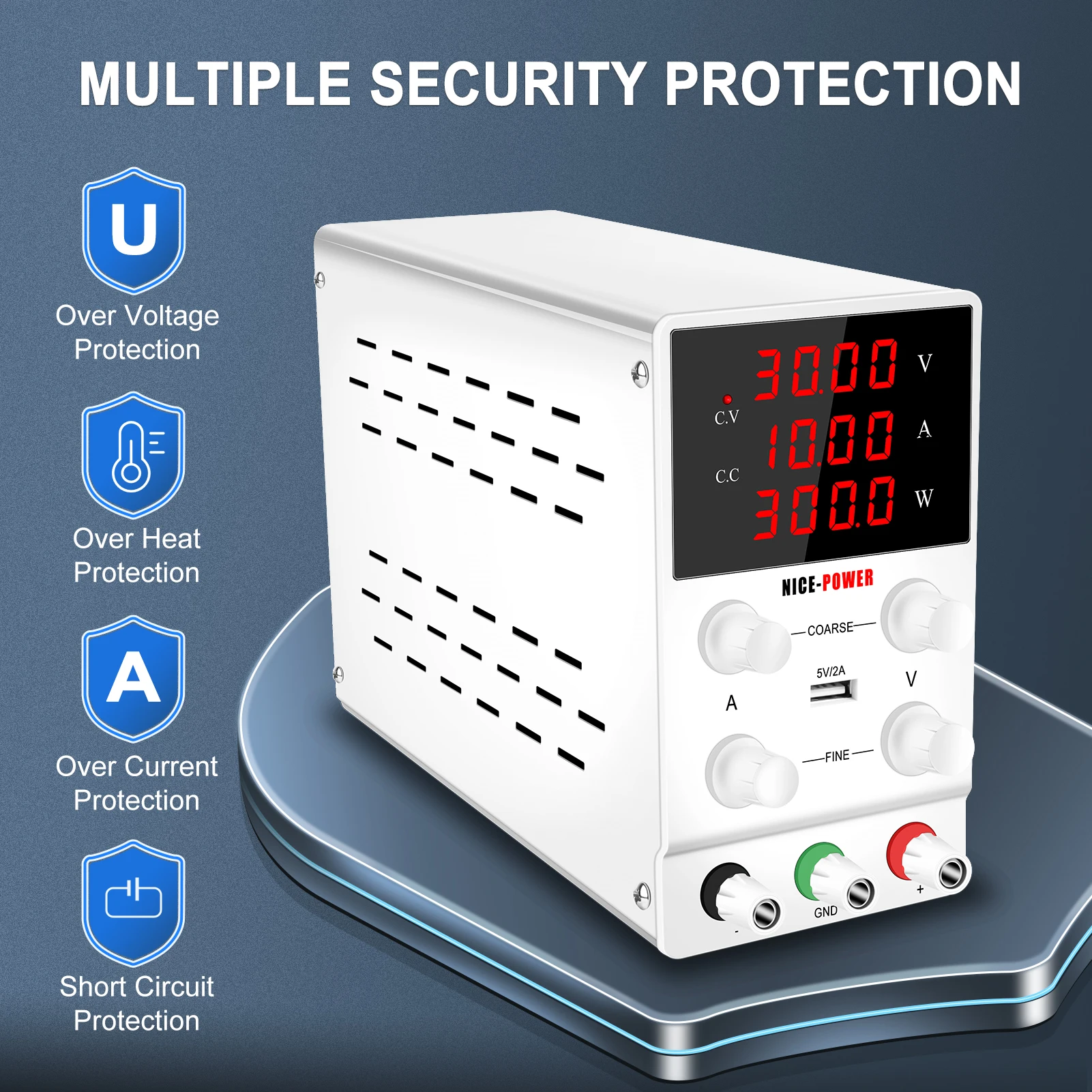 لطيفة الطاقة مقاعد البدلاء مختبر إمداد الطاقة قابل للتعديل 30V10A 60V5A 30V5A 120V3A تيار مستمر الجهد المنظم استقرار التبديل مصدر الطاقة #4