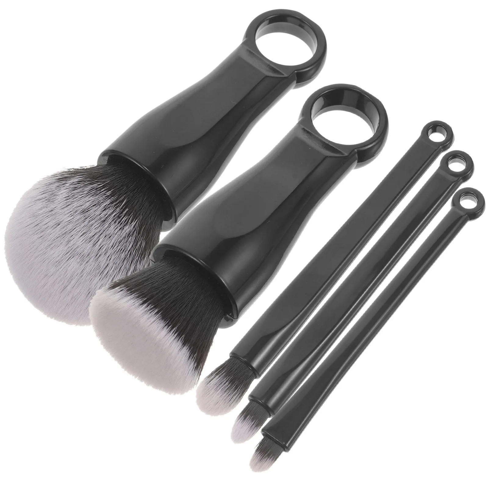 

5pcs Makeup Brush Set Portable Soft Blending Brushes for Foundation Powder Blush Waterproof Travel Tools