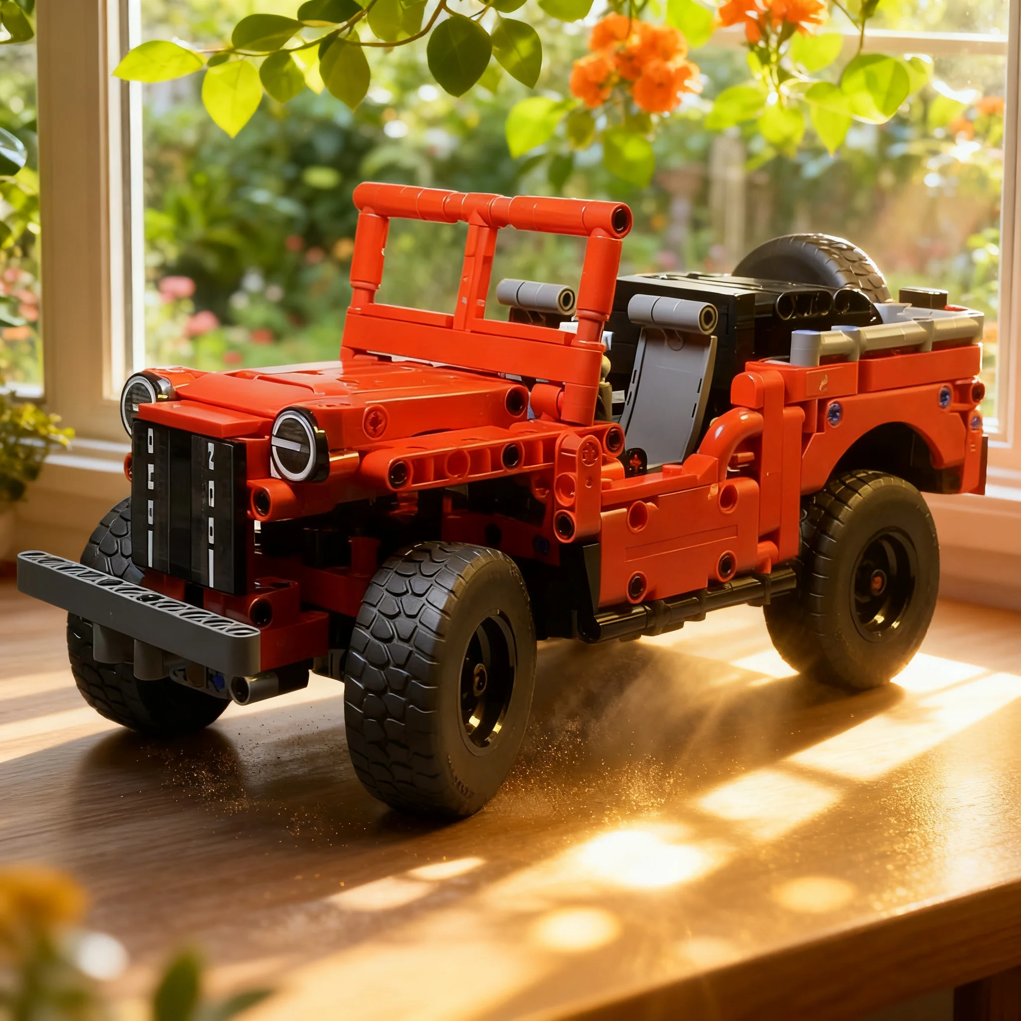Kids Toys Jeep - 655pcs MOC 지프 윌리스 모델 빌딩