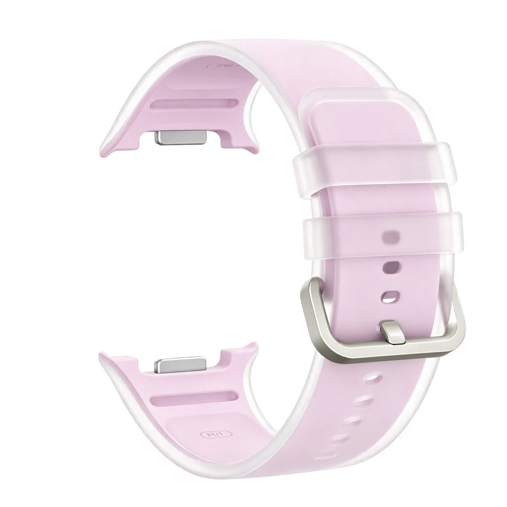 Durchscheinendes Silikonarmband für Samsung Galaxy Watch 8 9 40 mm 44 mm Sportarmband für Galaxy Watch 8 Classic 46 mm Ersatzarmband – Detail 6
