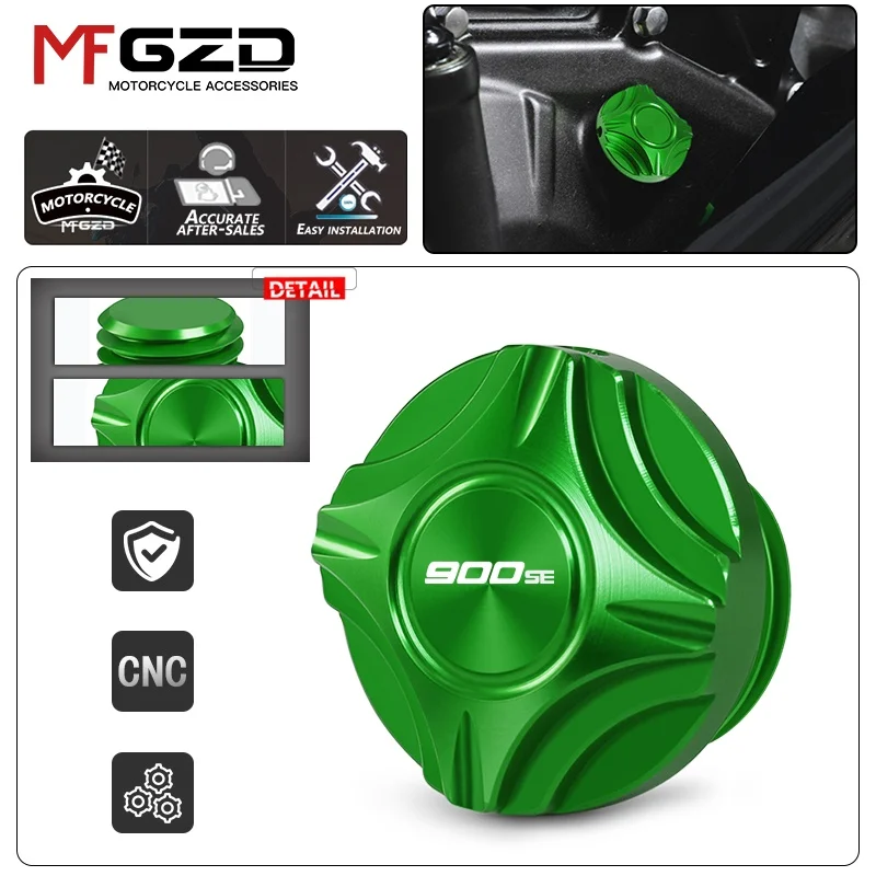 

Newlest For Z900 Z900RS Z900SE 2026 CNC Motorcycle Engine Oil Filler Cap Bolt Fuel Filler Cap Accessories z900 z900rs z900se