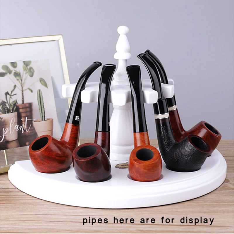 

MUXIANG Pipes Wooden Pipe Stand Rack Smoking Tools Holder Straight Line Vertical Romanesque Style More Styles 3 Colors Durable