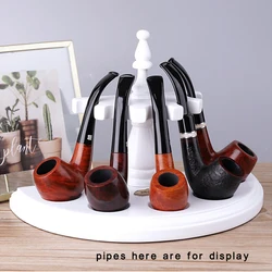 MUXIANG Pipes Wooden Pipe Stand Rack Smoking Tools Holder Straight Line Vertical Romanesque Style More Styles 3 Colors Durable