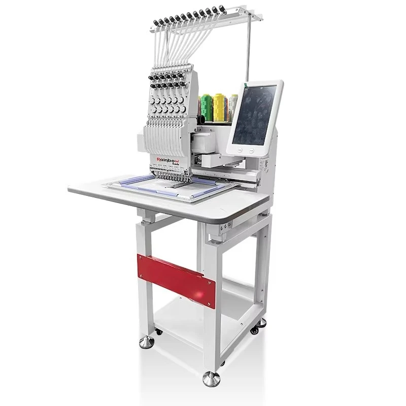 Computer Automatic Small Industrial Digital Hat T Shirt Embroidery Sewing Machine Single Head
