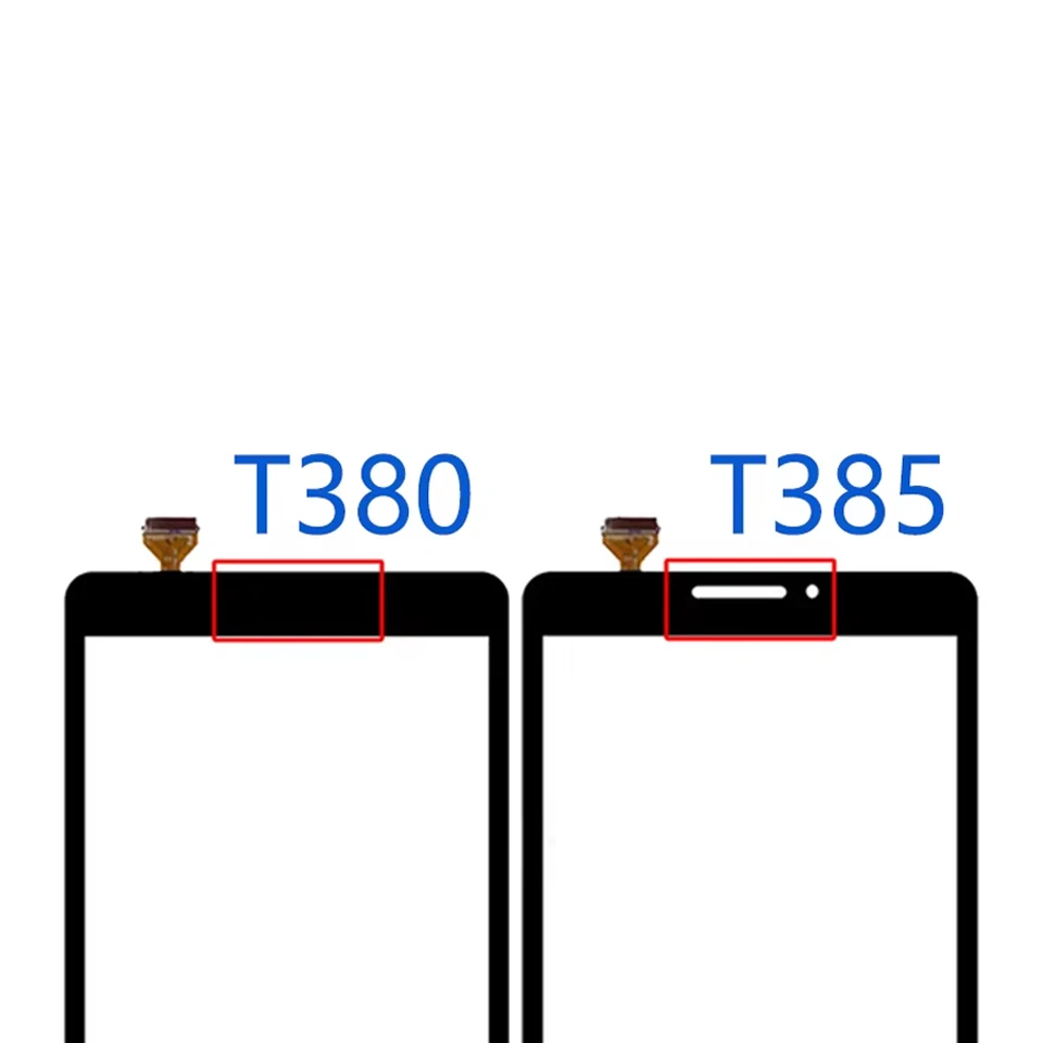 10Pcs\Lot For Samsung Galaxy Tab A 8.0 T380 T385 Touch Screen Digitizer Panel LCD Front Sensor Replacement