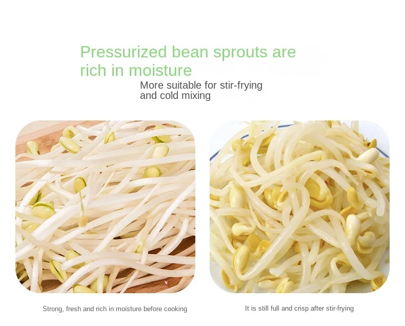 220V GONNIE Automatic Bean Sprout Machine Intelligent Multifunctional Sprouting Tray Home Green Sprout Maker