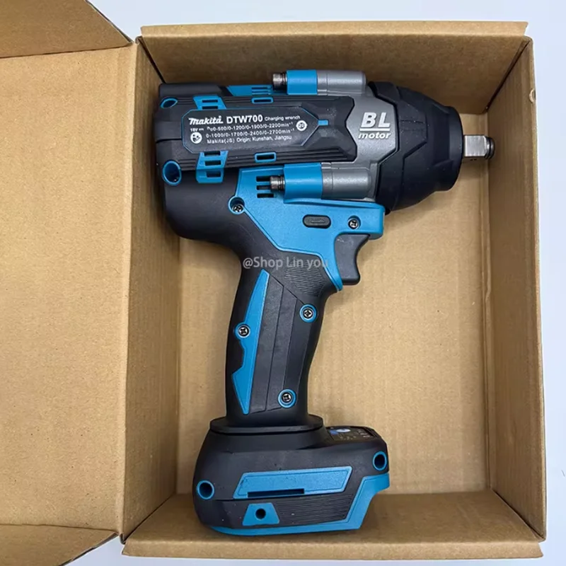 

Original makita DTW700 1000N.mCordless Impact Wrench Brushless Electric Wrench Screwdriver Large Torque Auto Repair Power To