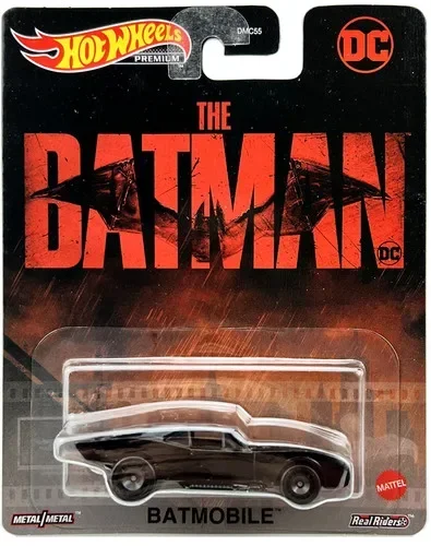 Original Hot Wheels Car Entertainment Culture Alloy Voiture 1/64 Diecast Back To Future Batman Batmobile Jetsons Kids Toys Boys